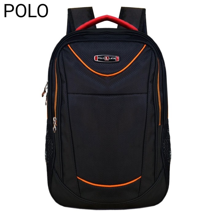 Tas Ransel Pria Tas Ransel Polo Tas Laptop Tas Kantor Kerja Sekolah Tas Polo Pria(T6M2) tas ransel p