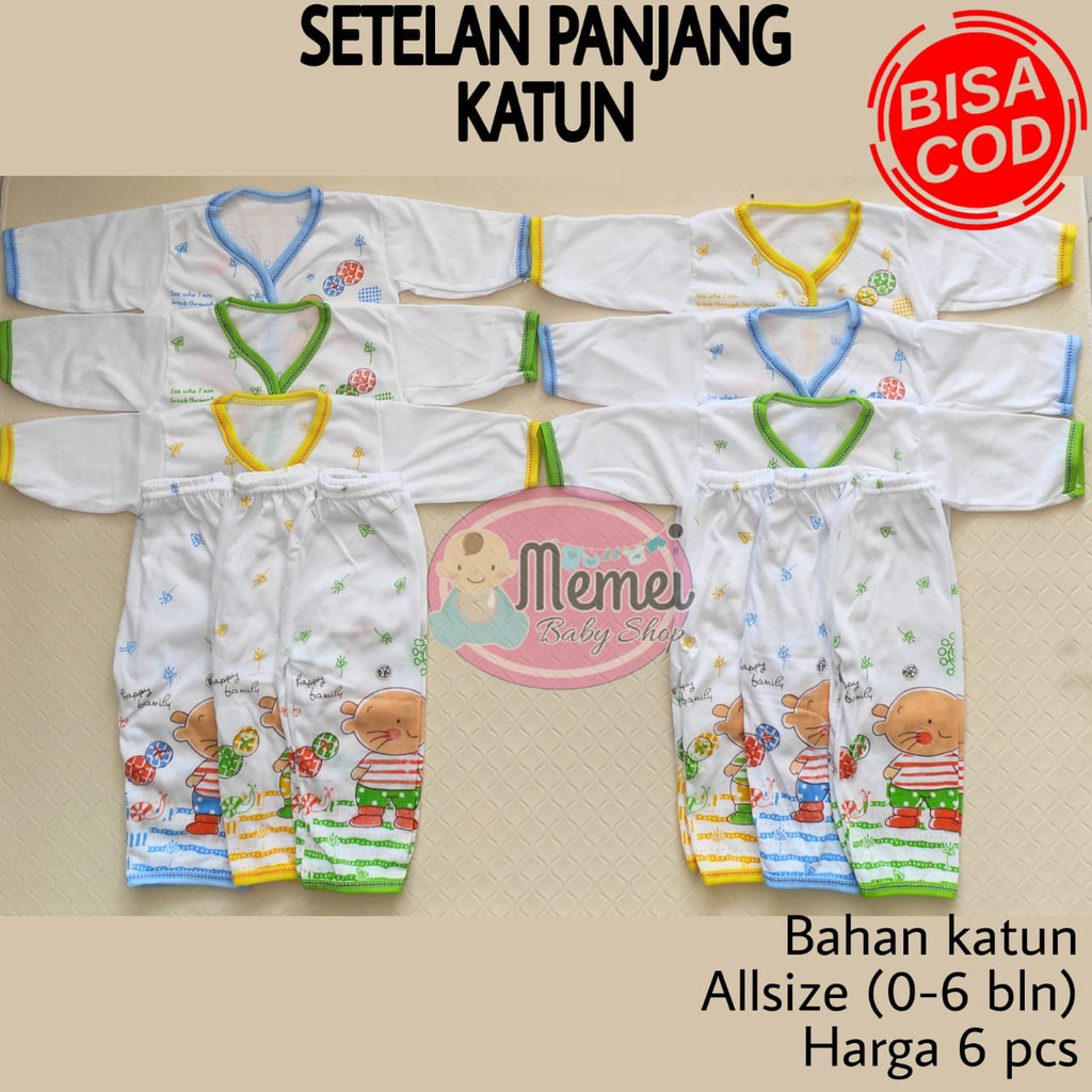 1 LUSIN (12 set) Setelan bayi tanpa lengan KATUN harga GROSIR