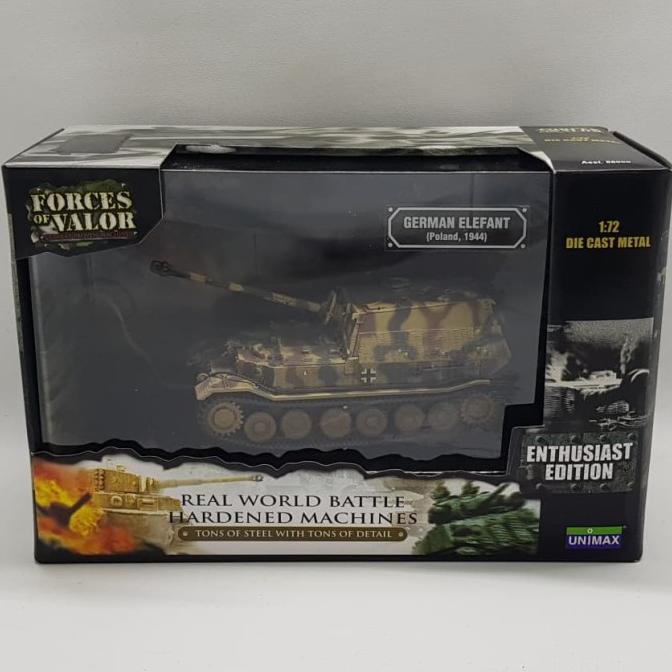 Diecast Unimax Forces of Valor German Elefant Poland 1944 murah meriah