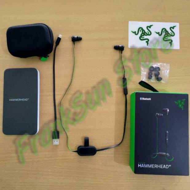 Earphone headset Razer hammerhead wireless Bluetooth