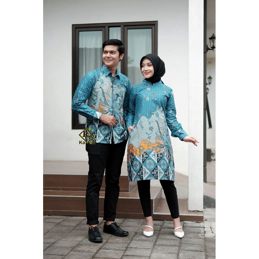 Batik Couple | Batik Couple Modern | Baju Batik Couple | Batik Tunik Couple