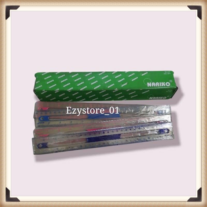 

penggaris 30 cm nariko murah/Nariko 555 transparan