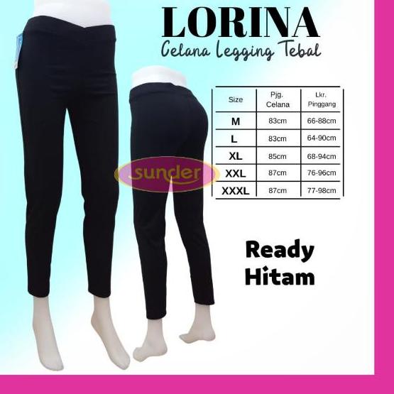 ۞ Legging Lorina Jumbo XXL XXXL 44 46 Legging Panjang Lorina Murah, Legging Jumbo Tebal, Legging Jum