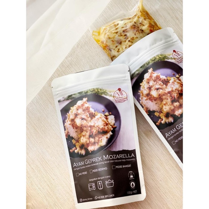 

Ayam Geprek Mozarella Vakum Pack - No Pedas Np