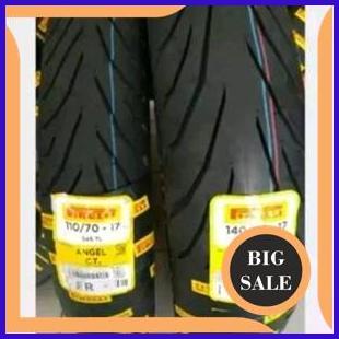 suku cadang Paket Ban pirelli Angel city uk 110-70 ring 17 front dan 140-70 ring 17 rear 140ZZ3