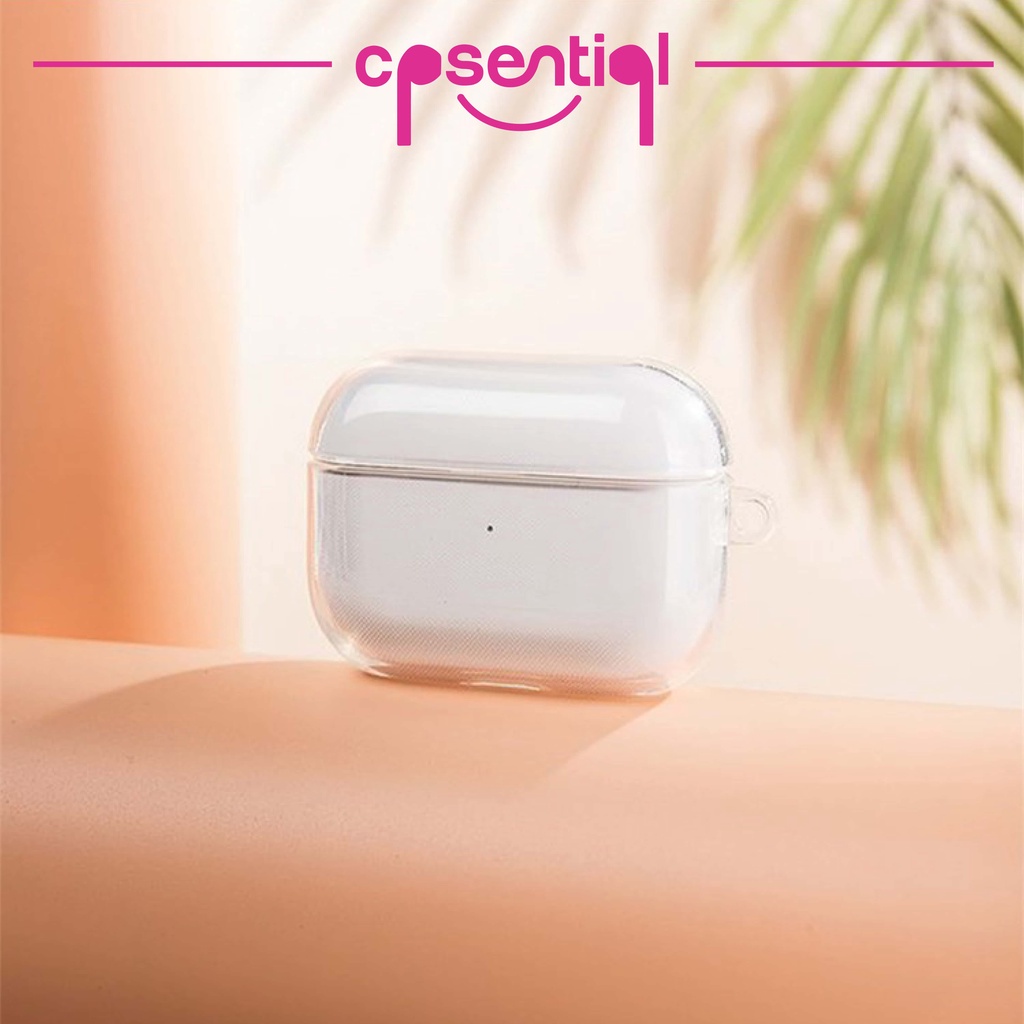 [PROMO] COD Case Airpods Gen 1/2 Gen 3 Pro Inpods 12 i12 Clear Karet TPU Free Hook | Protective Transparan Silicone Casing Premium Murah | Soft Transparent Case dengan Gantungan Gratis