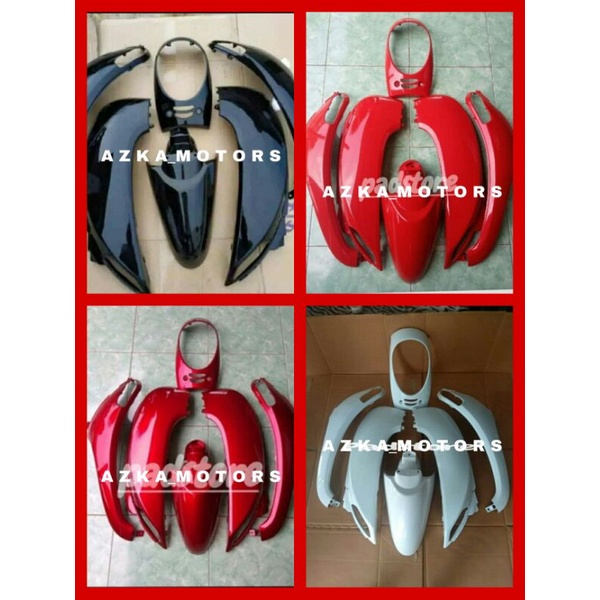 cover body halus honda Scoopy FI hitam merah cabe putih cream 2013 2014 2015 2016