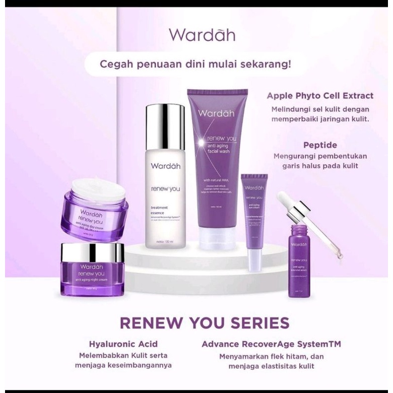 MFI - Wardah Renew You All Series | Original ProduK By Wardah Cosmetics