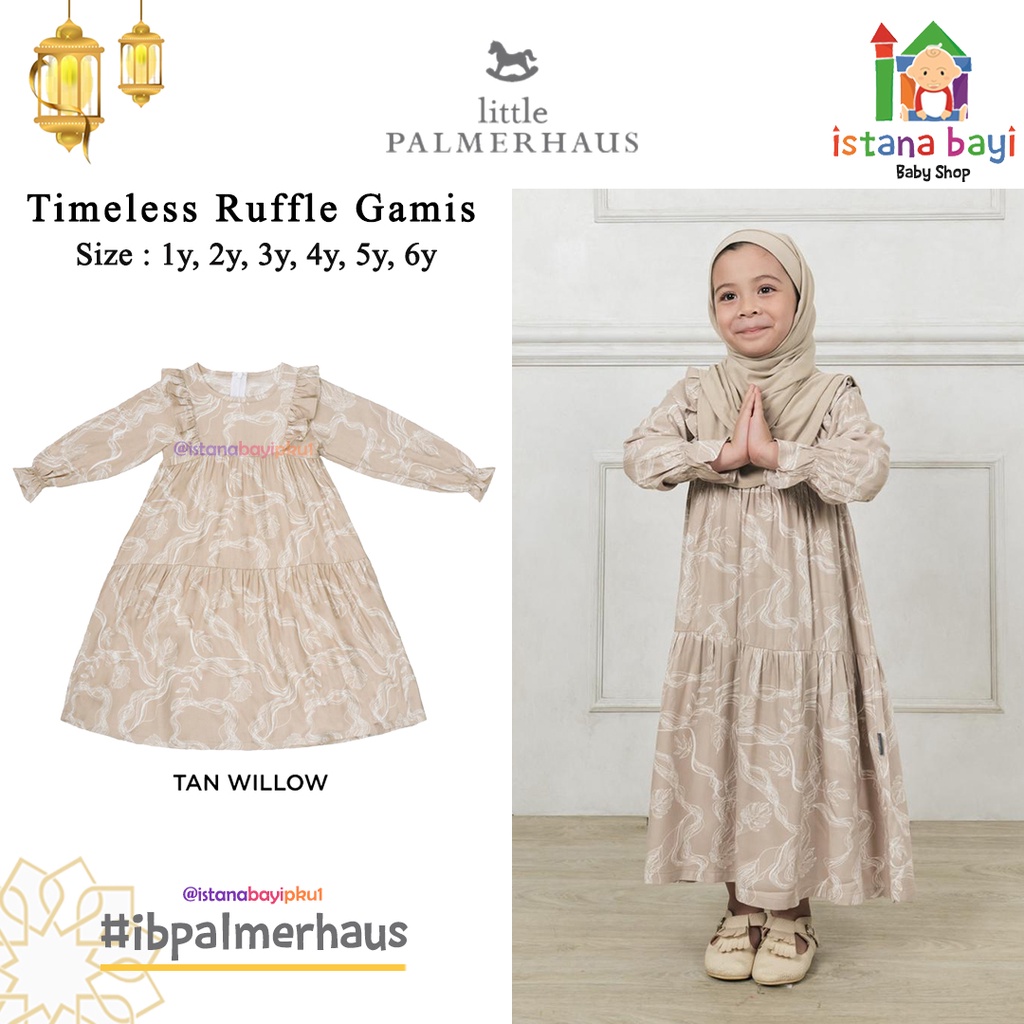 Palmerhaus Ruffle Gamis Anak / Pakaian Muslim Anak/Gamis anak -IED COLLECTION