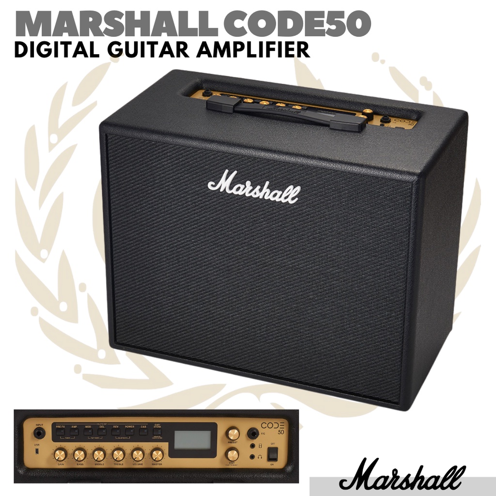 MARSHALL CODE50 Digital Combo Guitar Amplifier | Ampli Gitar CODE 50