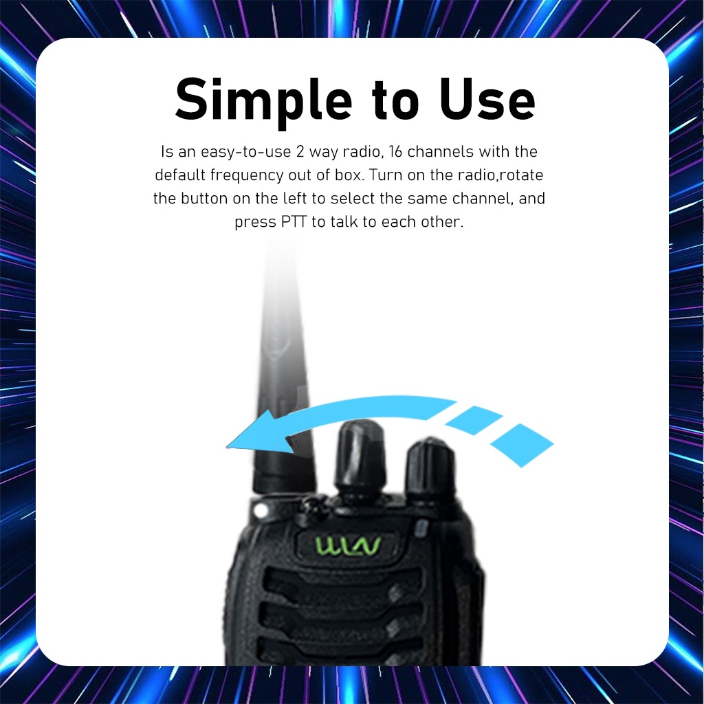 COD HT Handy Talky WLN-888S Radio  Uhf Walky Talky 2 units Walkie talkie