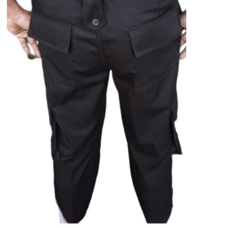 ✱ CELANA PDL SATPAM COKLAT GELAP ✭