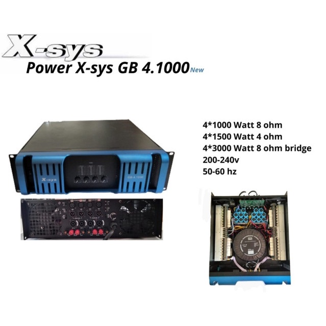Power Amplifier XSYS GB4.1000 / GB-4.1000 Class GB Original