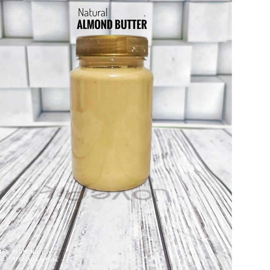 

➴ Natural Almond Butter 300gr - Creamy / Crunchy, Selai Almond ✳