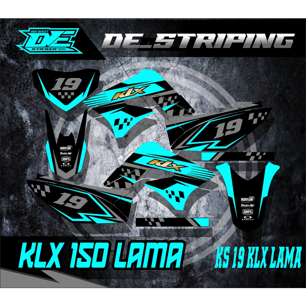 STRIPING KLX LAMA STIKER KLX LAMA KLX 150 OLD KS 19 KLX LAMA