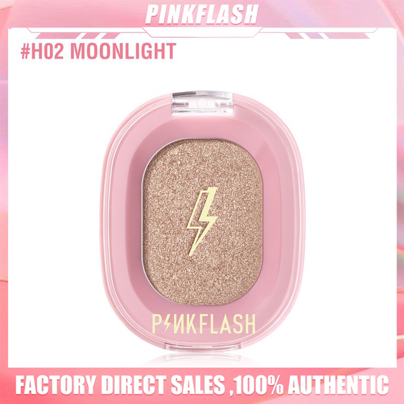 PINKFLASH OhMyShow Soft Smooth Highlighter Contour Shimmer H02 Bronzer Combination Palette 3D Face Makeup sikat