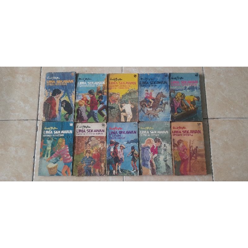 NOVEL LIMA SEKAWAN / NOVEL MURAH / NOVEL BEKAS