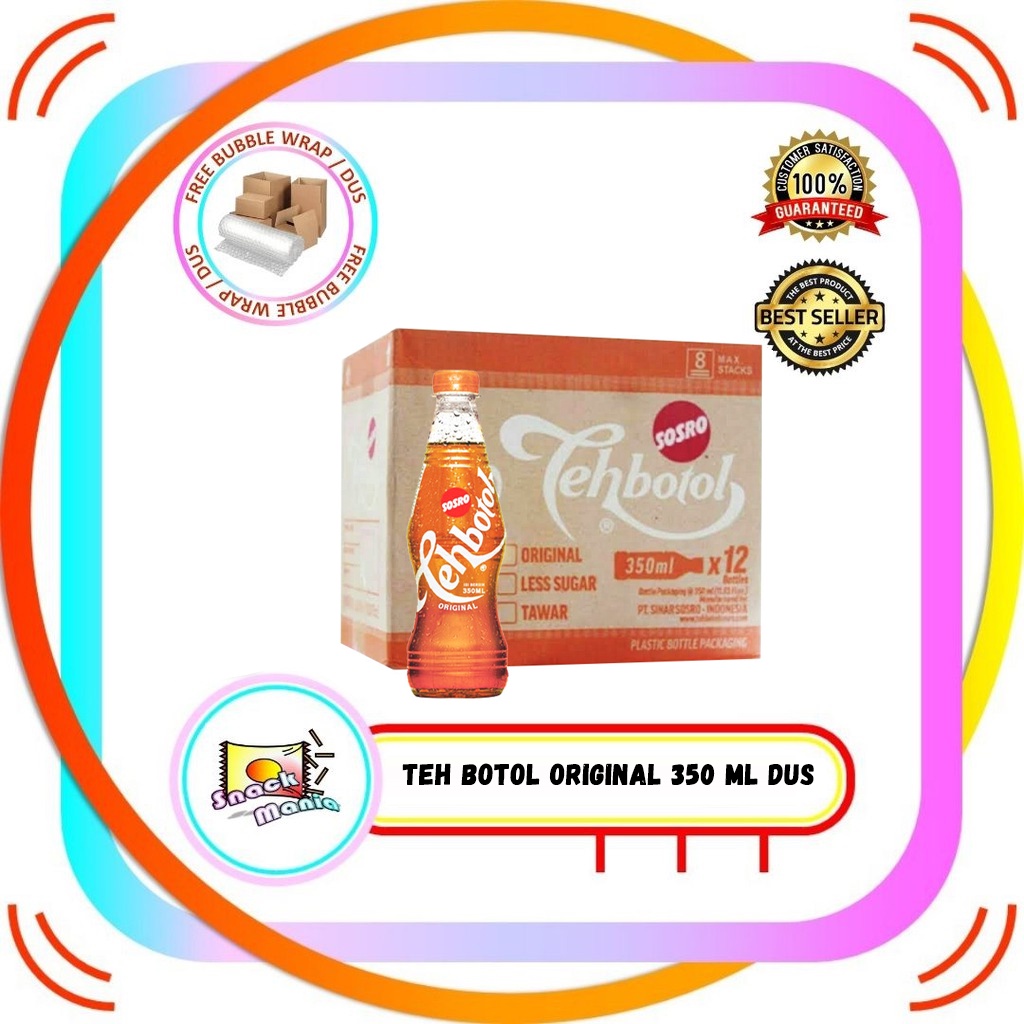 

Teh Botol Sosro Original 350 ml x 12 pcs DUS Jasmine Tea Bottle