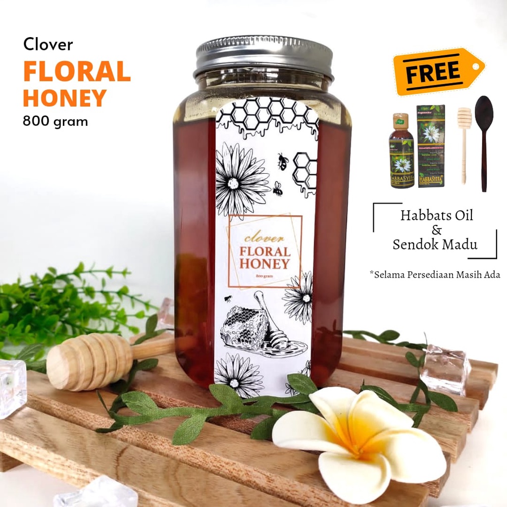 

Madu Clover Natural Khasmir Premium 100% Grade A