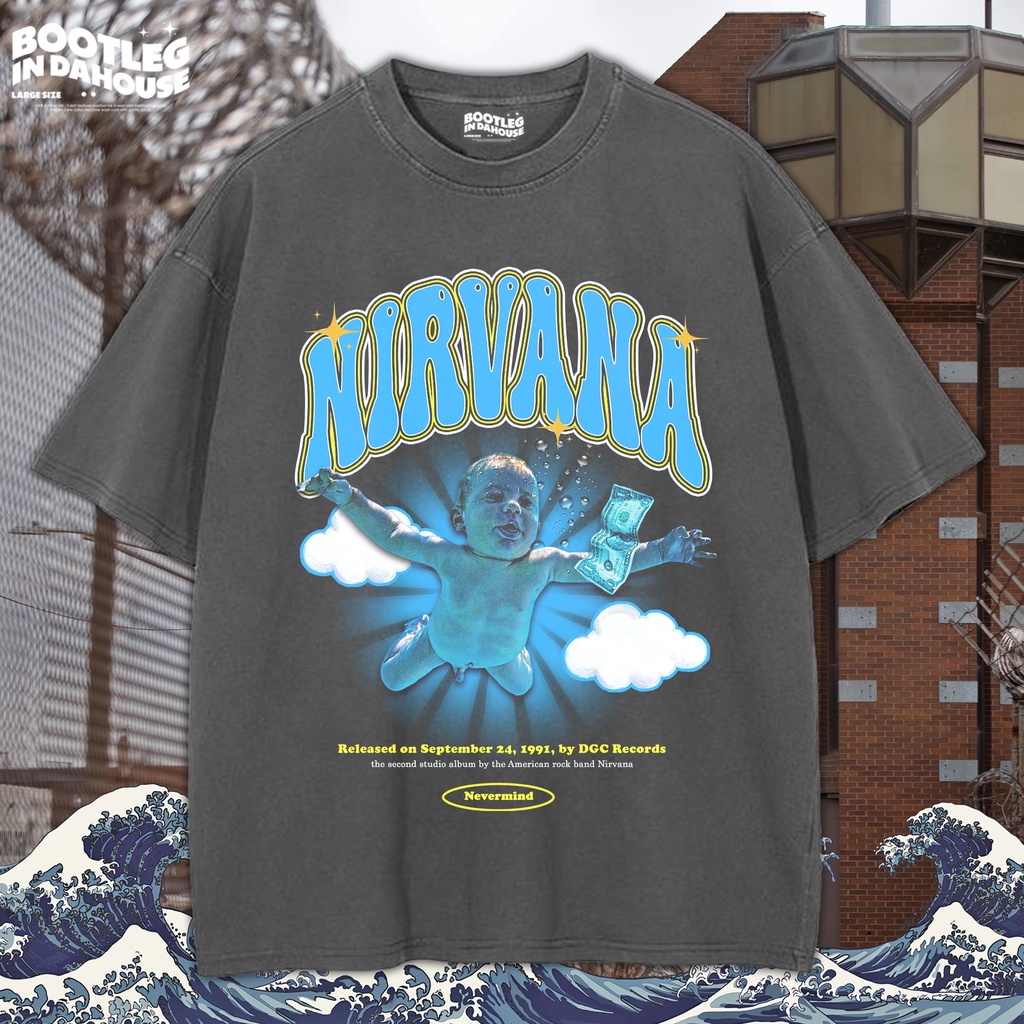 NIRVANA Oversize T-shirt / Kaos Oversize NIRVANA