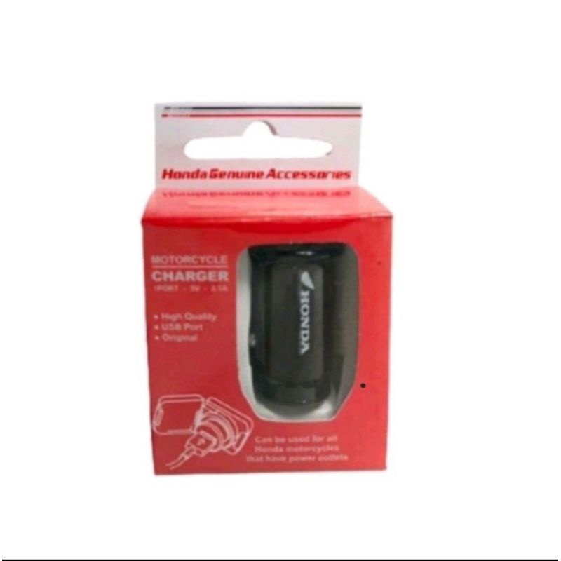 USB CHARGER ORIGINAL AHM BEAT, VARIO, PCX, SCOOPY, ADV