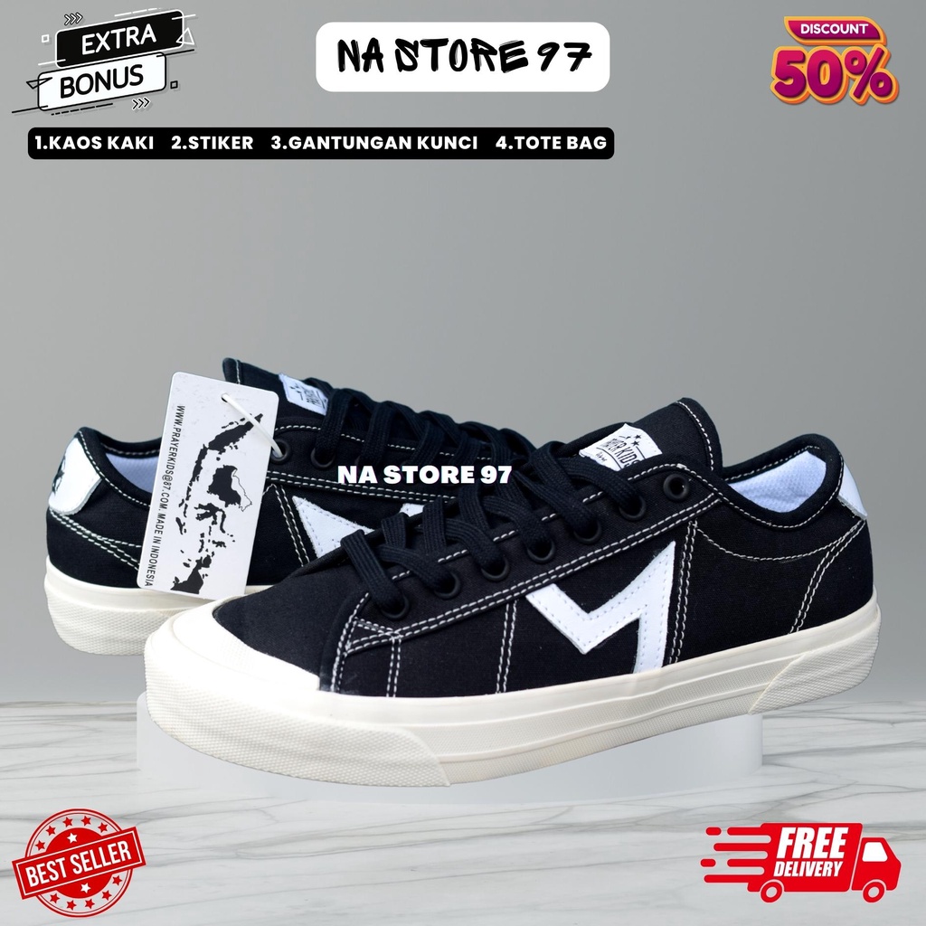 Sepatu Akna Metro Sneakers Kasual Pria Dan Wanita