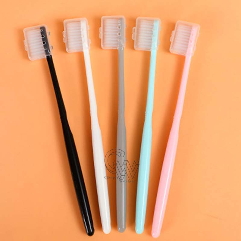 Cheaper-Sikat Gigi Dewasa Bahan Lembut Toothbrush Sensitive Soft Korea Traveling Multifungsi 1Pcs