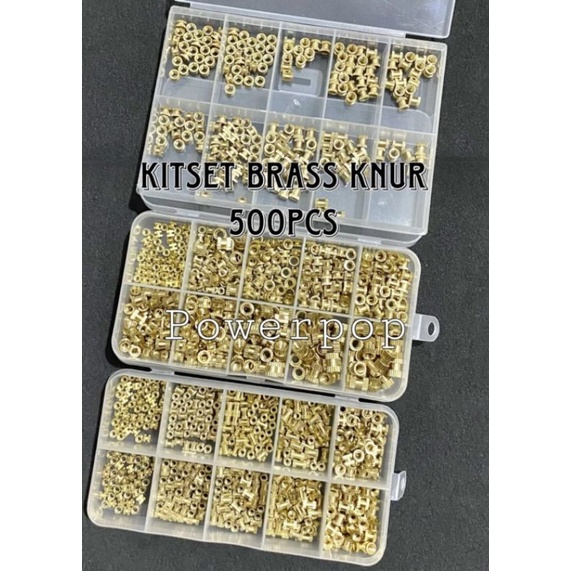 Brass knur 200-500pcs M2 M2.5 M3 M4 Mur tanam molding 3D Print kiset -200pcs