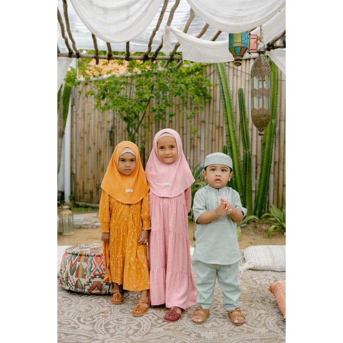 BOHOPANNA NAURA SET RAYA COLLECTION - GAMIS ANAK / IED COLLECTION