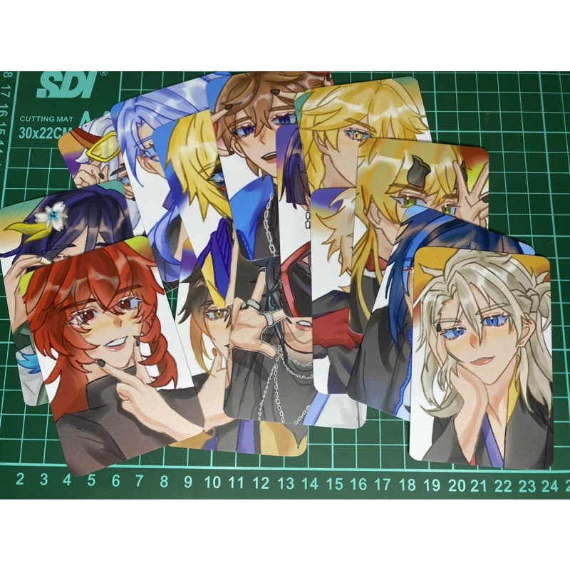 PHOTOCARD PC GENSHIN IMPACT AETHER SCARAMOUCHE WANDERER TOMO THOMA ALBEDO KAEYA CHILDE TARTAGLIA DIL