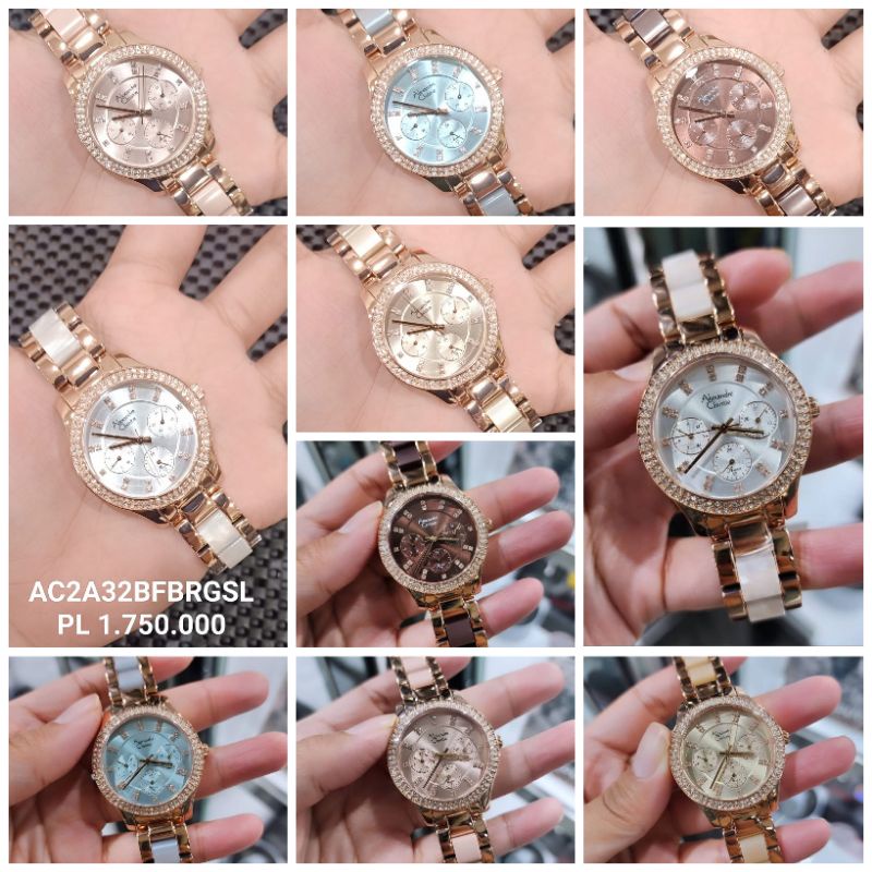 JAM TANGAN ALEXANDRE CHRISTIE KERAMIK AC 2A32  | AC2A32 CERAMIC ORIGINAL