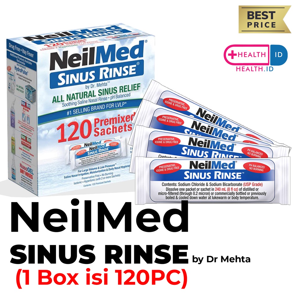 1 Box isi 120pc Neilmed Sinus Rinse &quot;PROMO HARGA TERMURAHH!!&quot;&quot;