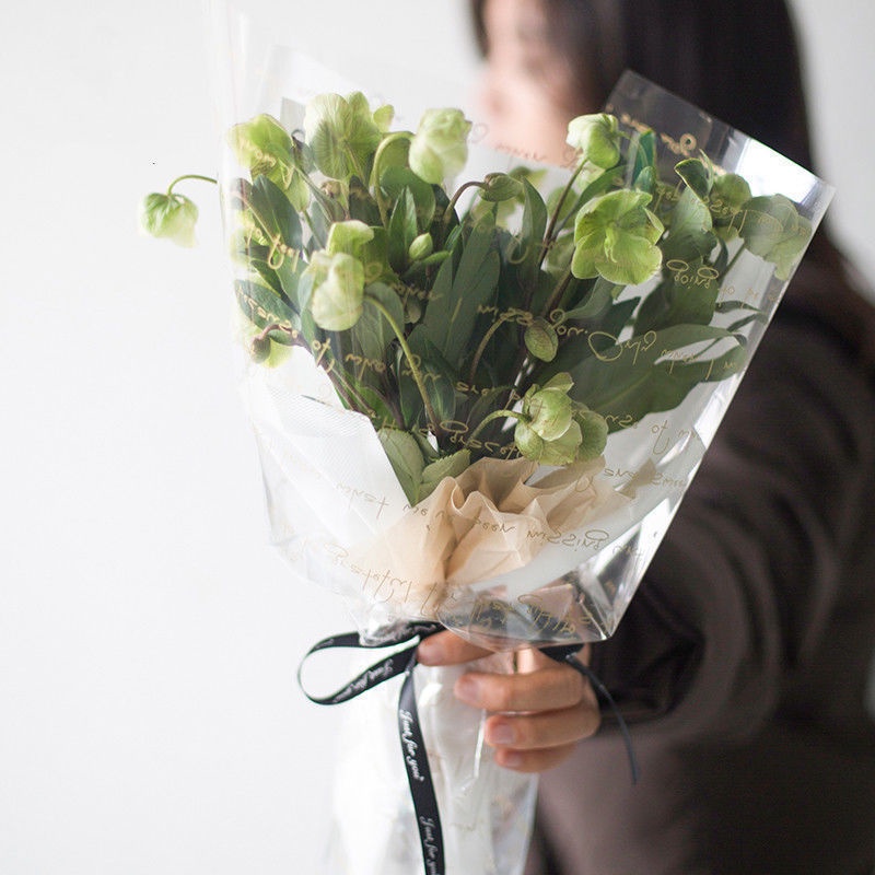 Flower Paper Wrapping Cellophane Color Warna Kertas Buket Bouquet Bunga Halus Hias Dekorasi Pesta KB6190