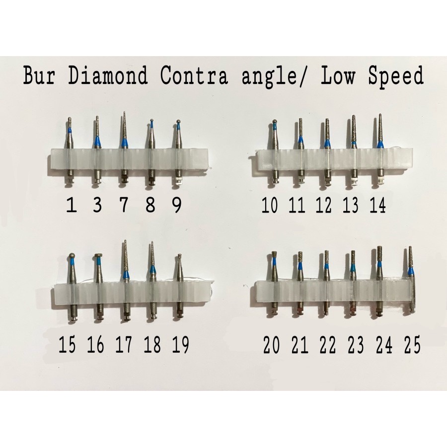 Bur Diamond Contra Angle/ Low Speed