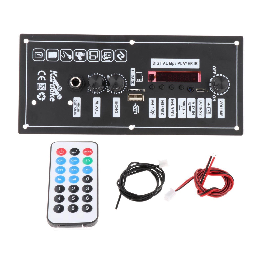 Amplifier MP3 Mobil 3.7V Papan Decoder Amplifier Audio Daya Pemutar USB untuk Audio Kendaraan Accs