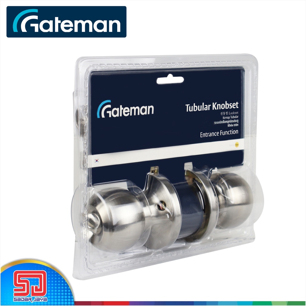 Gateman of Yale GM587-7T SS Tubular Knobset Handle Pintu Bulat Gagang Handel Kamar Mandi Silinder