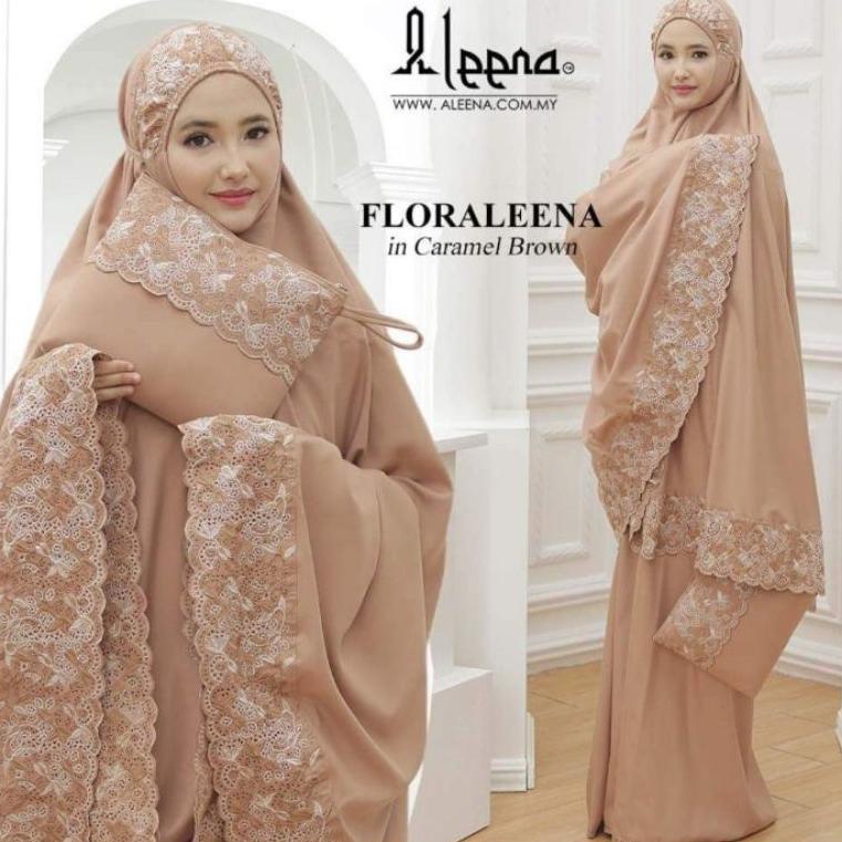 HOT SALE Mukena Dewasa Syahbani Tas Khadijah Katun Bordir Jumbo Adem Floraleena mukena khadijah rend
