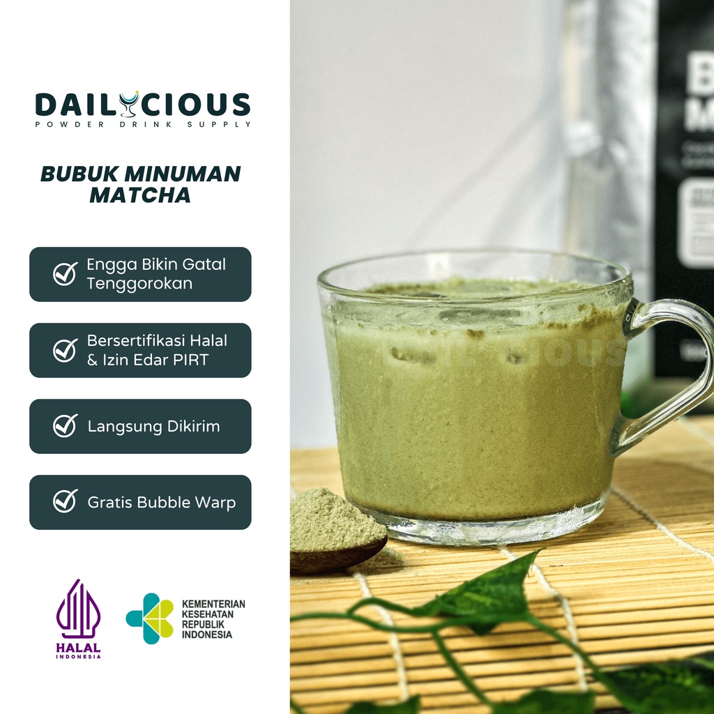 

Bubuk Minuman Matcha Tea - Powder Matcha Tea Dailycious