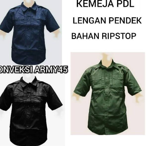 ❅ Kemeja Pdl lapangan Lengan Pendek Tactical outdoor Pria Polos Pramuka ✤