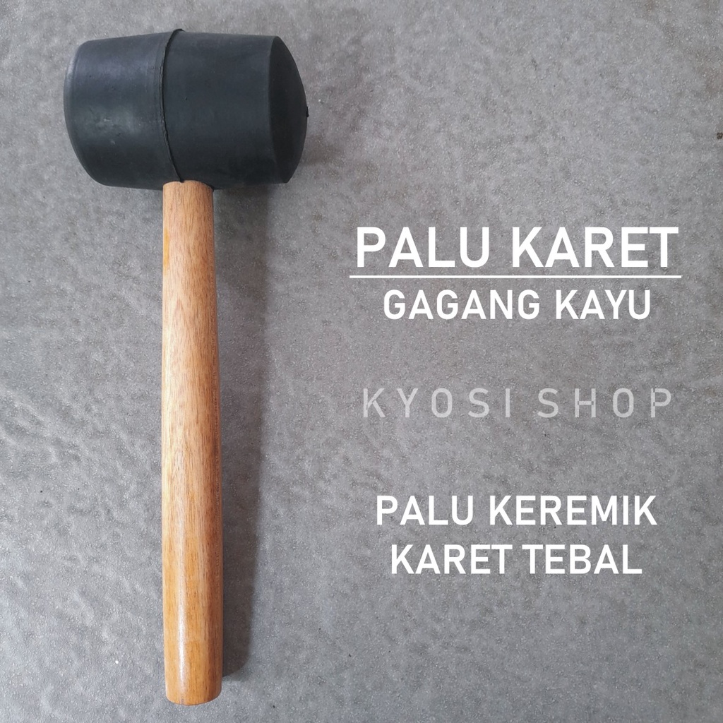 Palu Karet Keramik / Palu Karet Besar / Palu Karet Hitam
