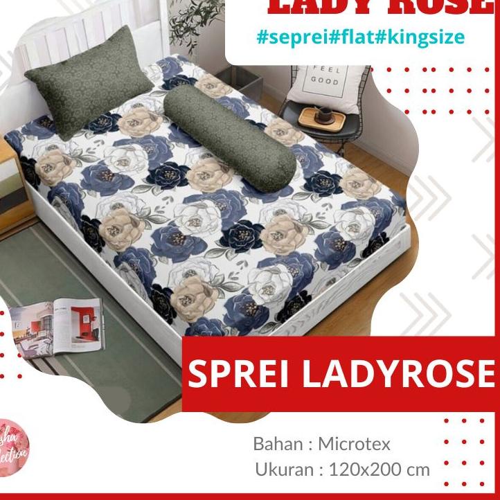 ❁ RC Lady Rose Sprei Single Flat Ukuran 120x200 cm Tinggi 20 cm Motif Anak Anak Karakter Motif Terba