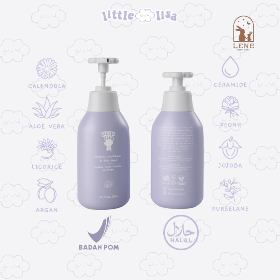 Little Lisa 3 in 1 Cleanser Cuddle Calm (Lavender and Lemon)