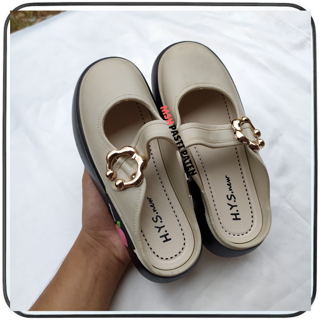 HYS 2338 / Sandal Wanita Karet Jelly Selop Terbaru Import