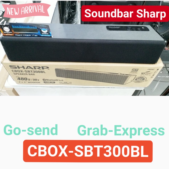 Promo Sharp Speaker soundbar CBOX-SBT300BL