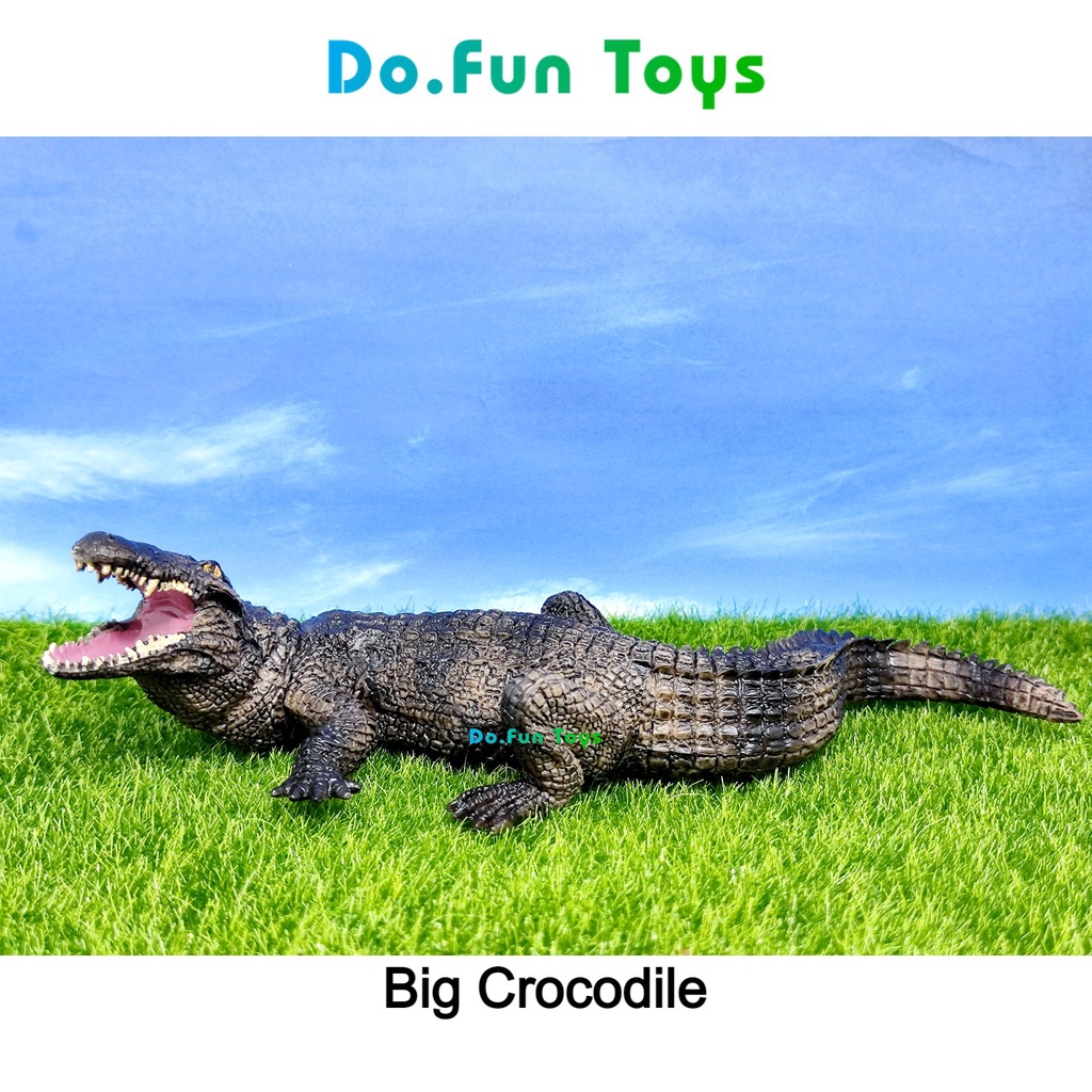 Animal Figurine | BIG CROCODILE / Mainan Miniatur Binatang Buaya