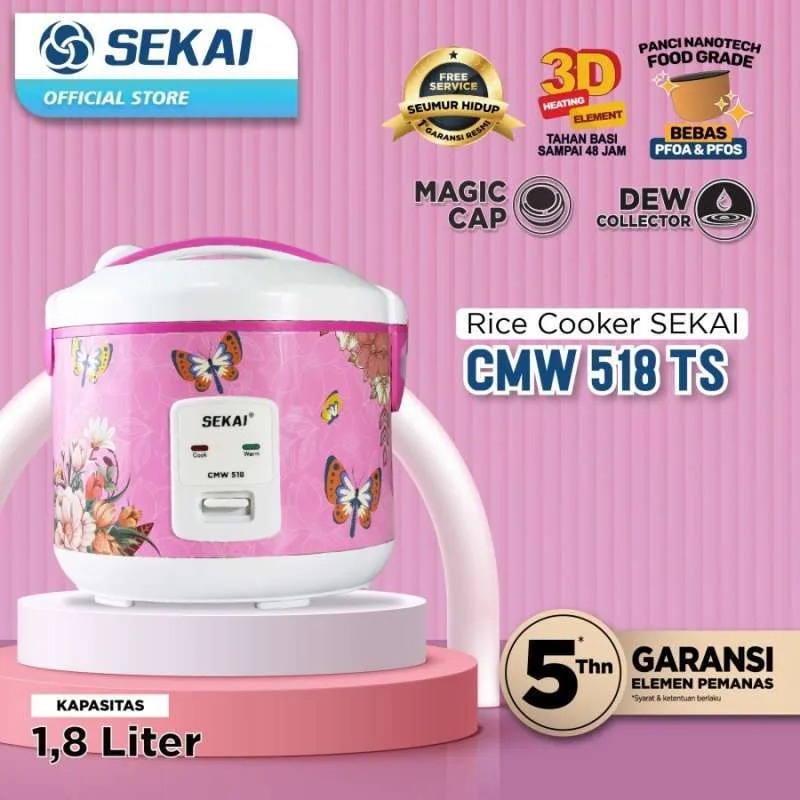 MAGICCOM RICE COOKER SEKAI CMW 518 TS / CMW518 TS 1,8L