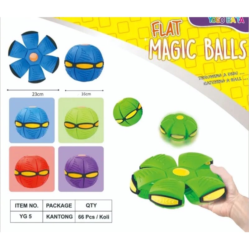 Mainan magic ball ufo terbaru Mainan flat magic ball ufo Mainan bola injak Mainan bola ufo terbang m