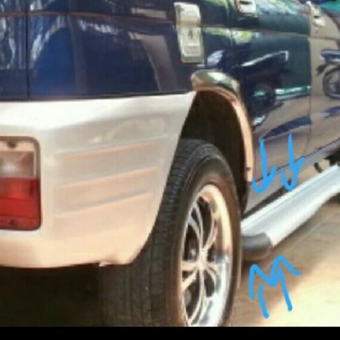 karet footstep samping mobil model taruna