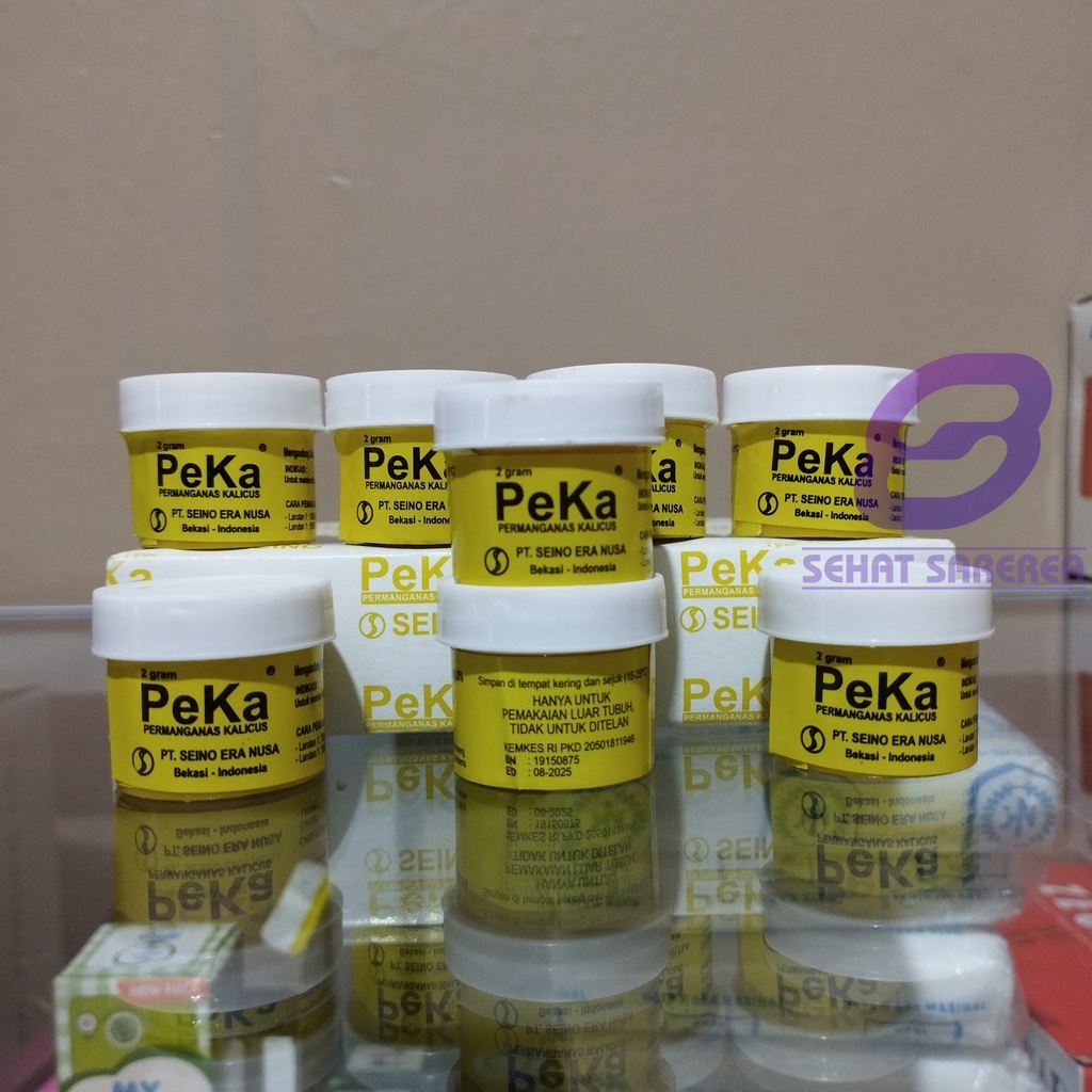 PK Peka 2 gram Saino/ Serbuk Kristal/ Obat mandi Gatal Kulit Dan Membersihkan Luka