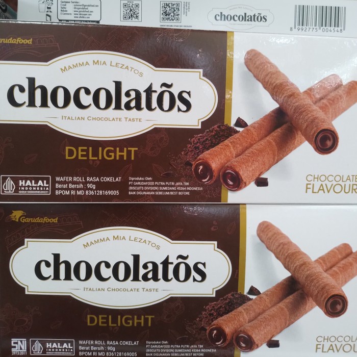 

CHOCOLATOS Wafer Roll Delight Chocolate Pack 90gr